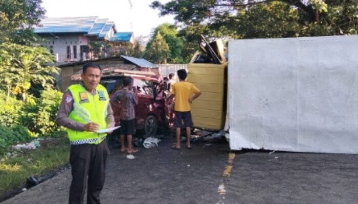Tabrakan di Walenrang Luwu Tewaskan Tiga Penumpang Mobil Wuling