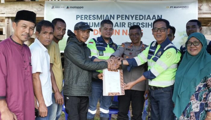 PT Masmindo Bangun Fasilitas Air Bersih untuk Warga Dusun Nase Latimojong