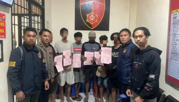 Enam Warga Diamankan Saat Diduga Bertaruh di Arena Adu Kerbau Toraja