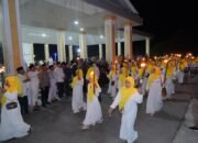Cahaya Obor Terangi Belopa, Ribuan Warga Sambut Tahun Baru Islam 1448 Hijriah