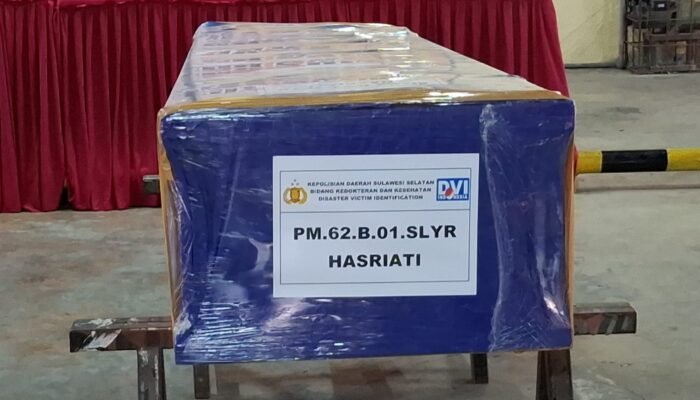 Dua Jenazah Korban KM Nurul Salsa Berhasil Diidentifikasi Tim DVI Polda Sulsel