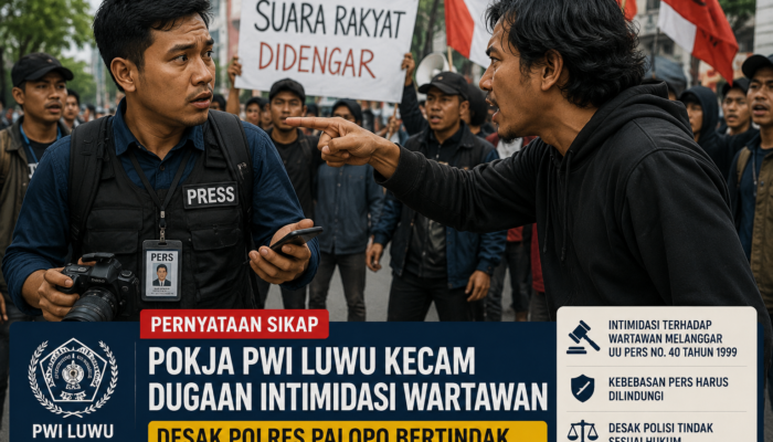 Jaga Marwah Pers, Pokja PWI Luwu Kecam Dugaan Provokasi terhadap Wartawan