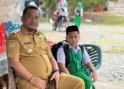 Bupati Luwu Antar Putranya ke Sekolah, Jadi Teladan Gerakan Ayah Mengantar Anak