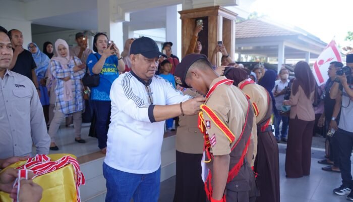 Bupati Luwu Lepas 32 Kontingen Pramuka ke Jambore Nasional XII 2026