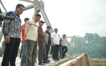 Rp12 Miliar Digelontorkan, Jembatan Salujambu-LawEwe Capai 93 Persen