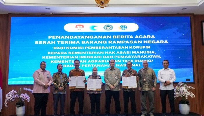 KPK Serahkan Aset Rampasan Korupsi Rp15,68 Miliar ke Tiga Kementerian