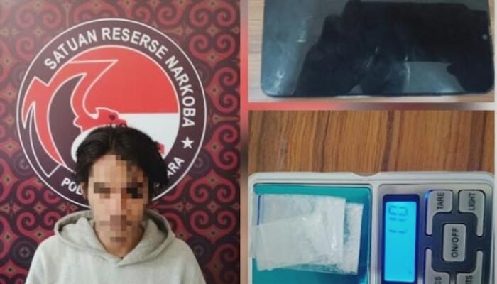 Polisi Tangkap Pemuda di Toraja Utara, 3 Sachet Sabu Disita