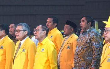Pelantikan DPD I Golkar Sulsel, Bupati Luwu Harapkan Sinergi Pembangunan Daerah
