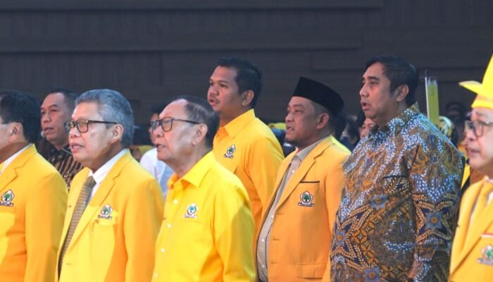 Pelantikan DPD I Golkar Sulsel, Bupati Luwu Harapkan Sinergi Pembangunan Daerah
