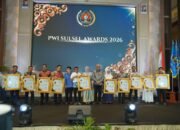 Dukung Profesionalisme Pers Luwu, PT Masmindo Raih PWI Sulsel Awards 2026