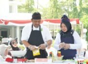 Patahudding dan Ketua TP-PKK Luwu Meriahkan Lomba Masak HUT ke-357 Sulsel