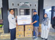 Pupuk Kaltim Salurkan 76.400 Masker untuk Warga Terdampak Karhutla